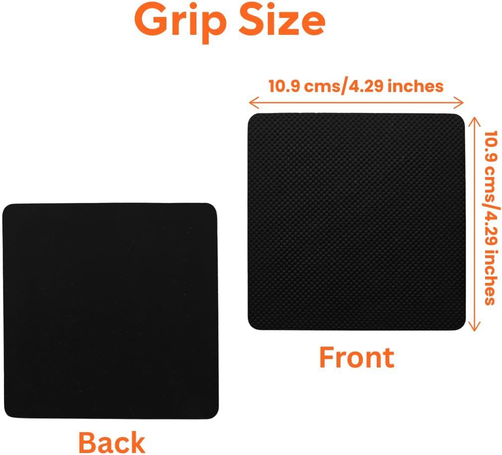 (Pack of 5) Gym Grip Pads, Weight Lifting Hand Grips, Silicone Rubber Workout Pads for Men Women, Pull Up Training