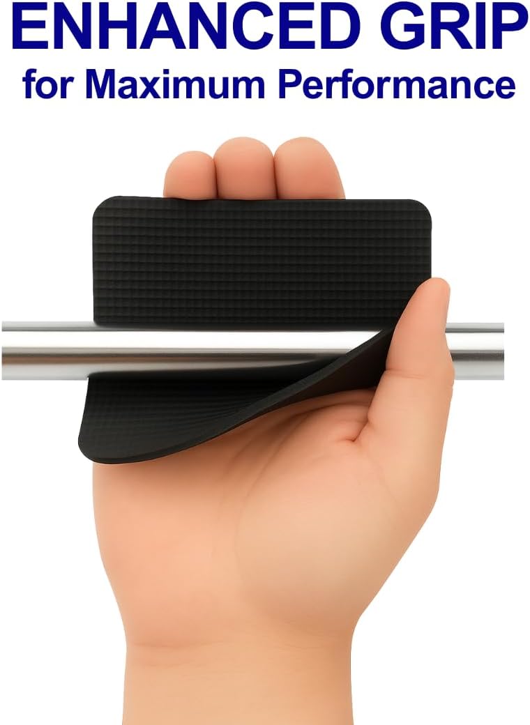 (Pack of 5) Gym Grip Pads, Weight Lifting Hand Grips, Silicone Rubber Workout Pads for Men Women, Pull Up Training