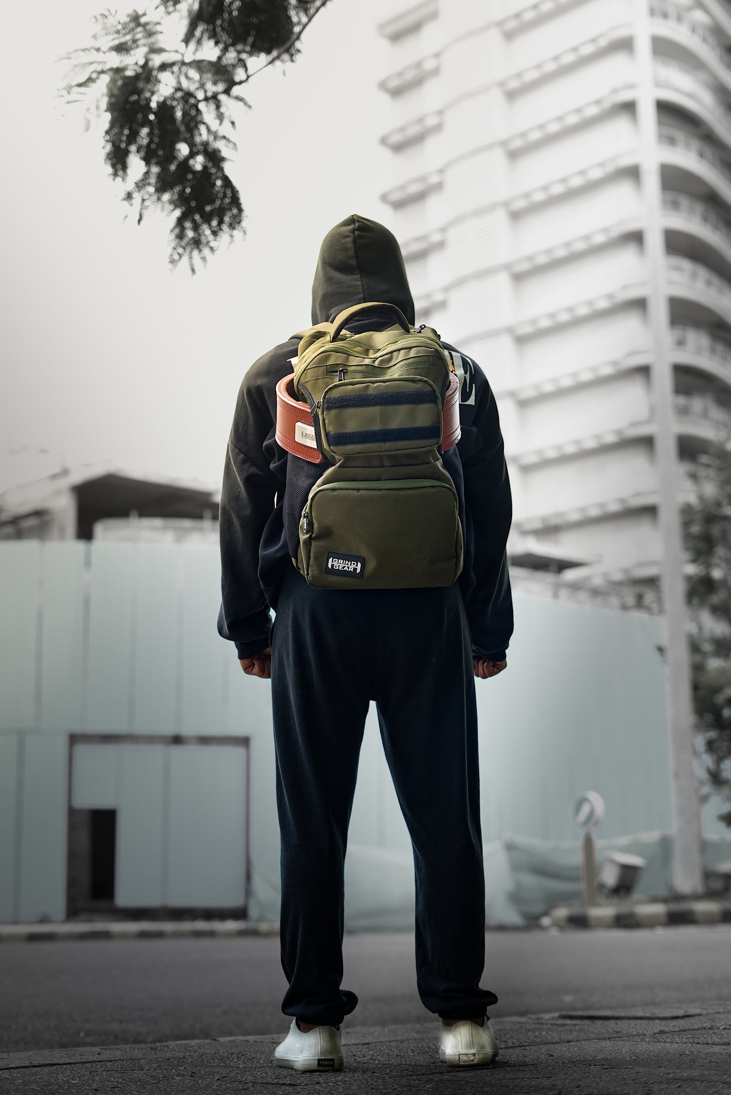 Backpack with Belt Holder