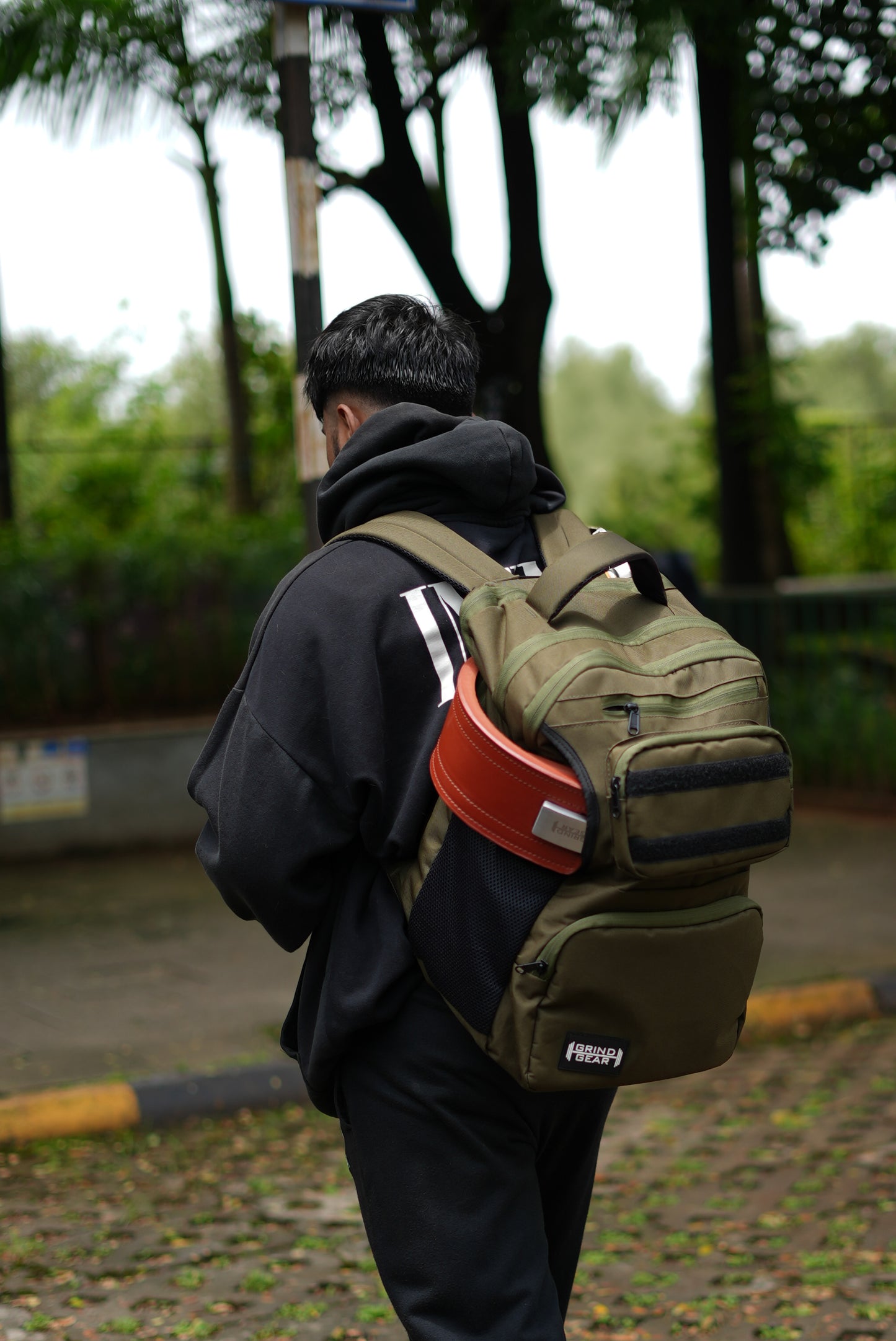 Backpack with Belt Holder