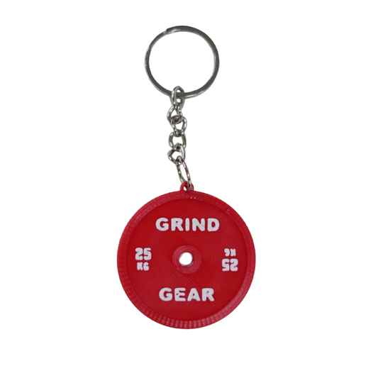 Powerlifting Plate Keychain