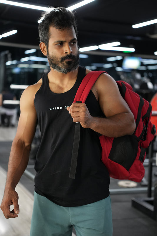 LIFT STRINGER - BLACK, 100% Cotton