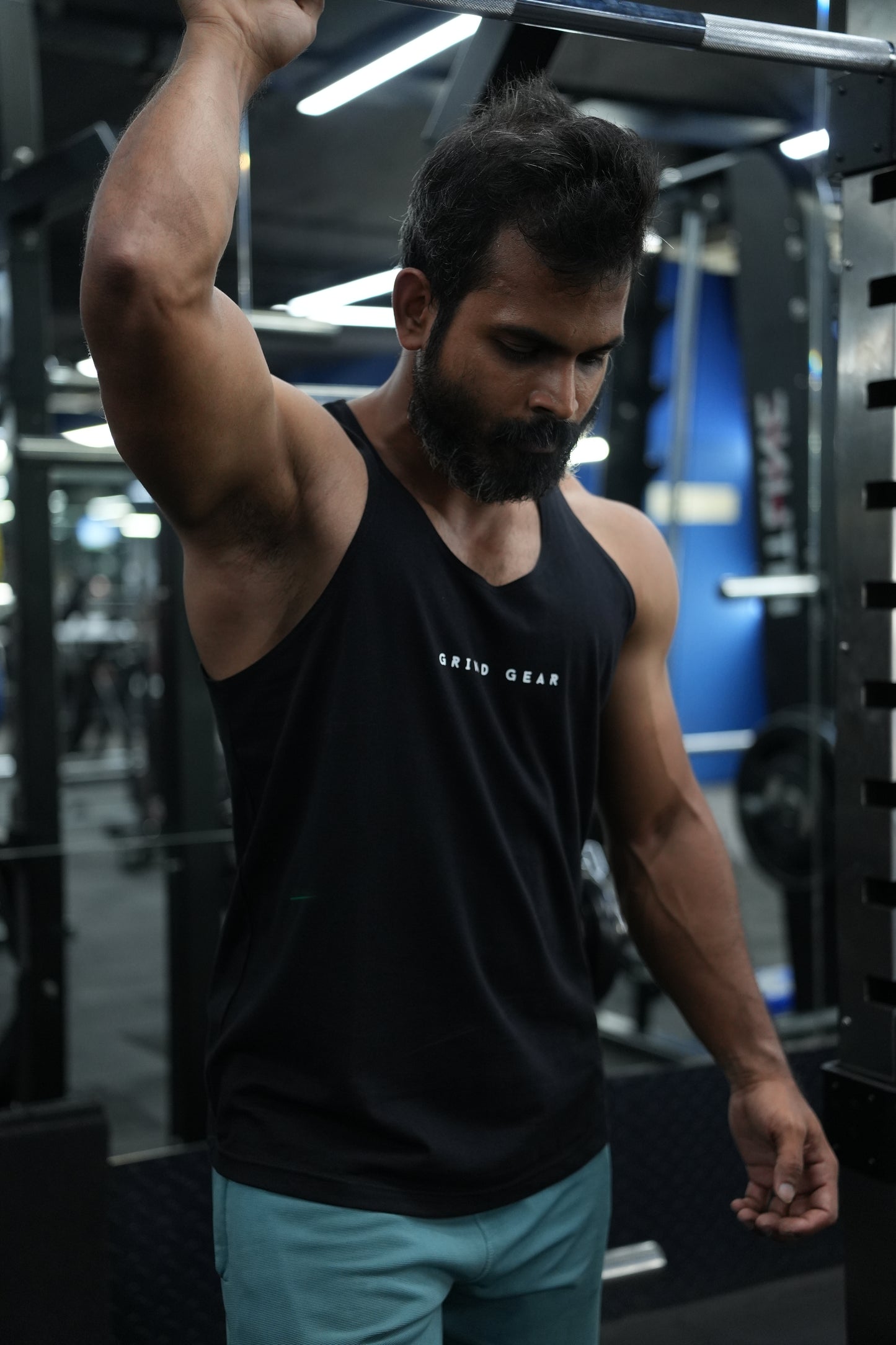 LIFT STRINGER - BLACK, 100% Cotton